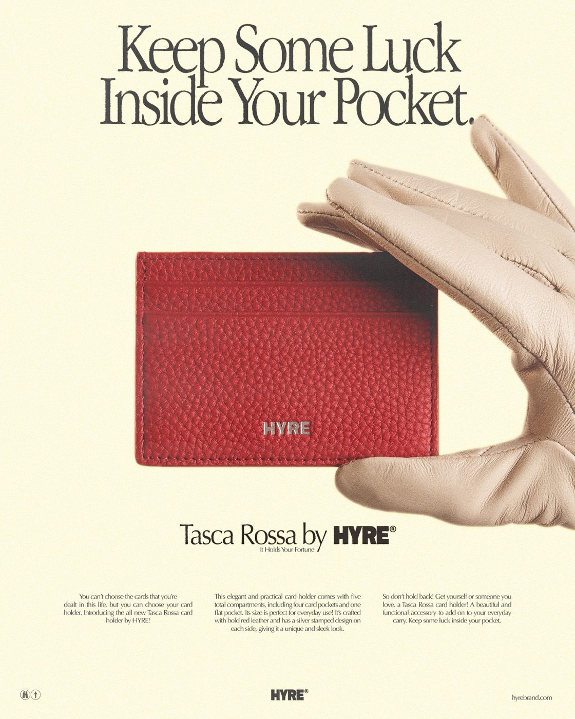 HYRE print ad